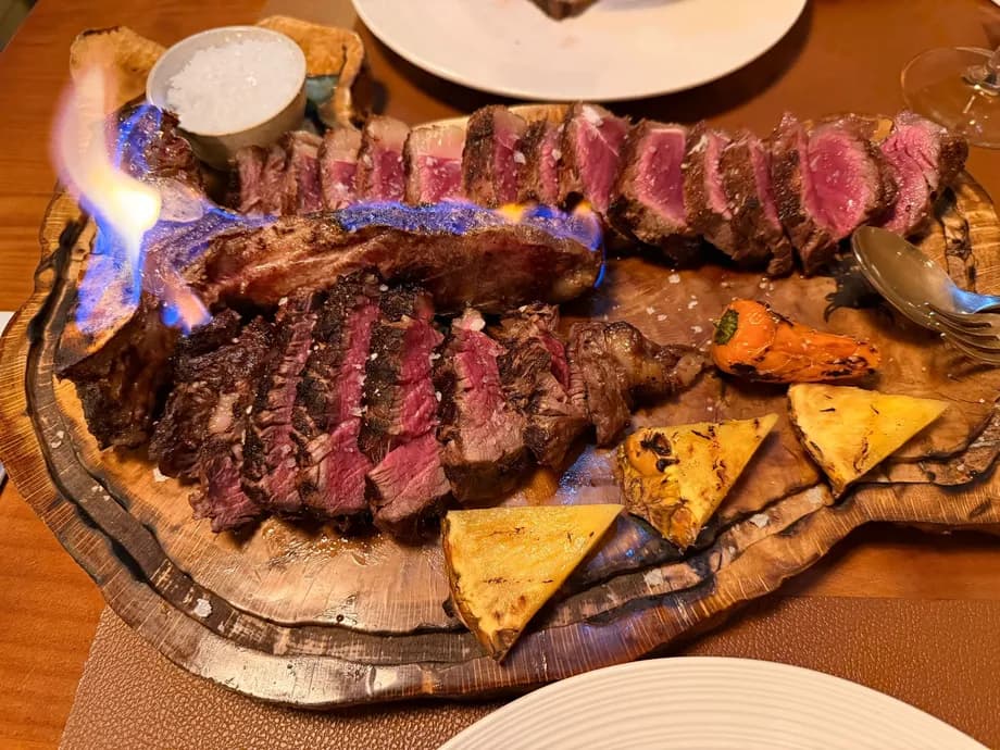 Prato real de membro da Selva: picanha na brasa
